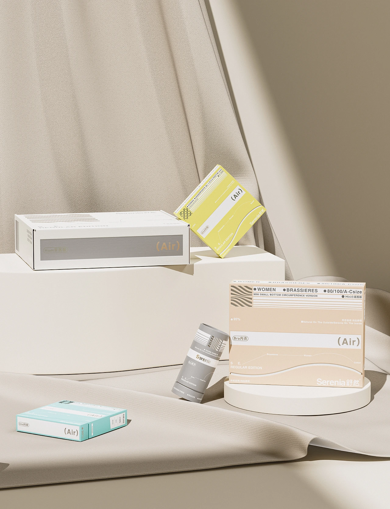 Serenia舒然 | 内衣包装升级 | 为舒适定义标准