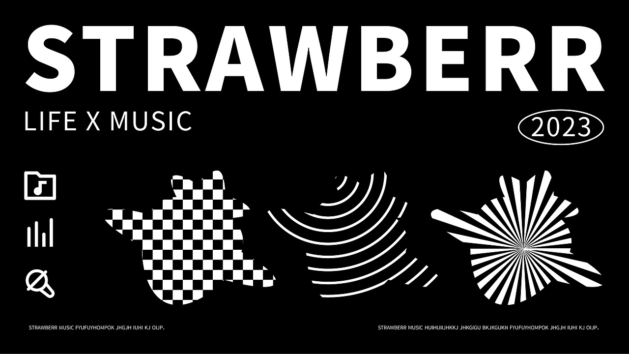 品牌设计｜草莓音乐（图ZMzYyNjYxMDIw） - 品牌 - 站酷设计师Sunny莹1007原创素材 - 站酷ZCOOL