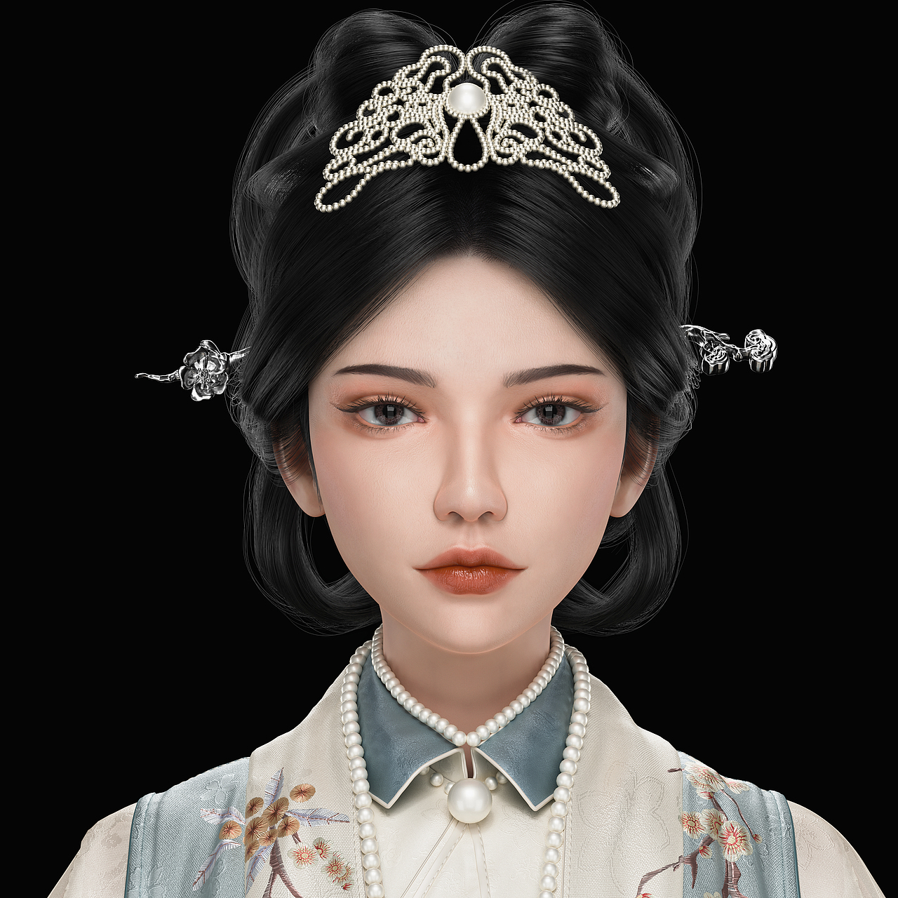 汉服-冷香丸-虚拟模特-溪羽（图ZMzEzMjg5OTYw） - 人物/生物 - 站酷设计师觉非Kay20000原创素材 - 站酷ZCOOL