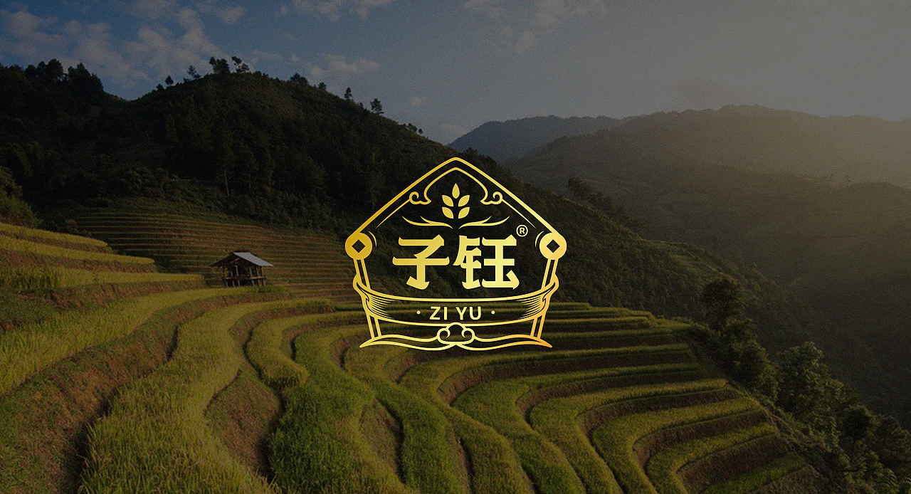 子钰-大米logo设计