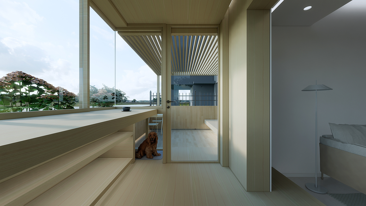 花园环绕的家,中山私宅空间设计