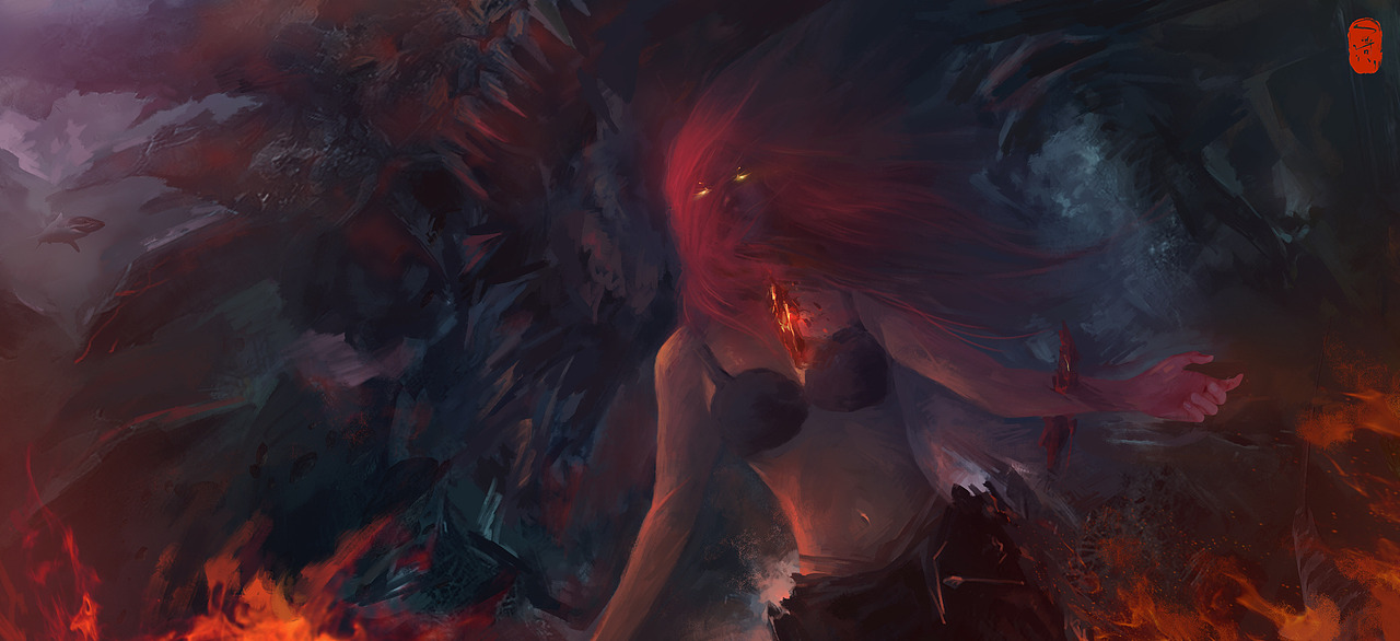 【板绘】龙族同人创作 火之晨曦篇—《诺诺的回响》