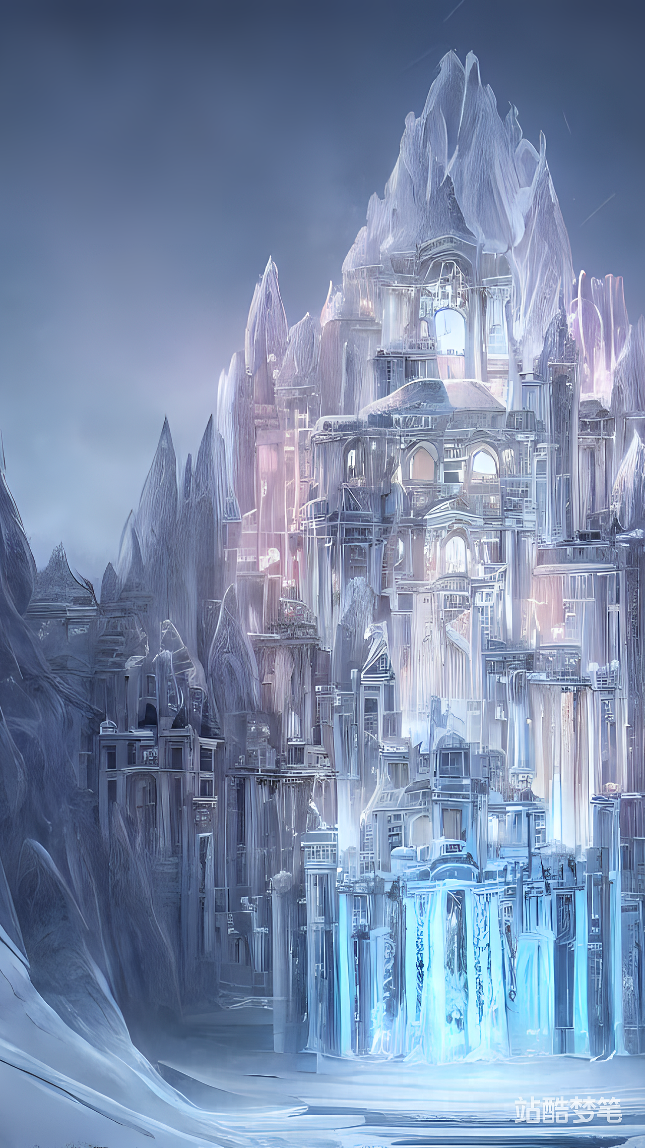 #站酷梦笔#冰雪宫殿