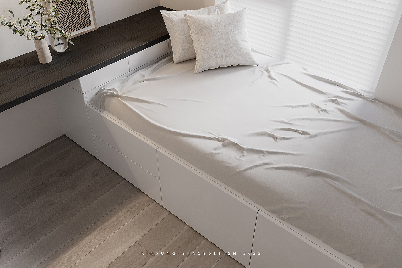 现代极简 | 87㎡ | 2居室（图ZMzIxNzExOTUy） - 家装设计 - 站酷设计师KINFUNG很好看原创素材 - 站酷ZCOOL