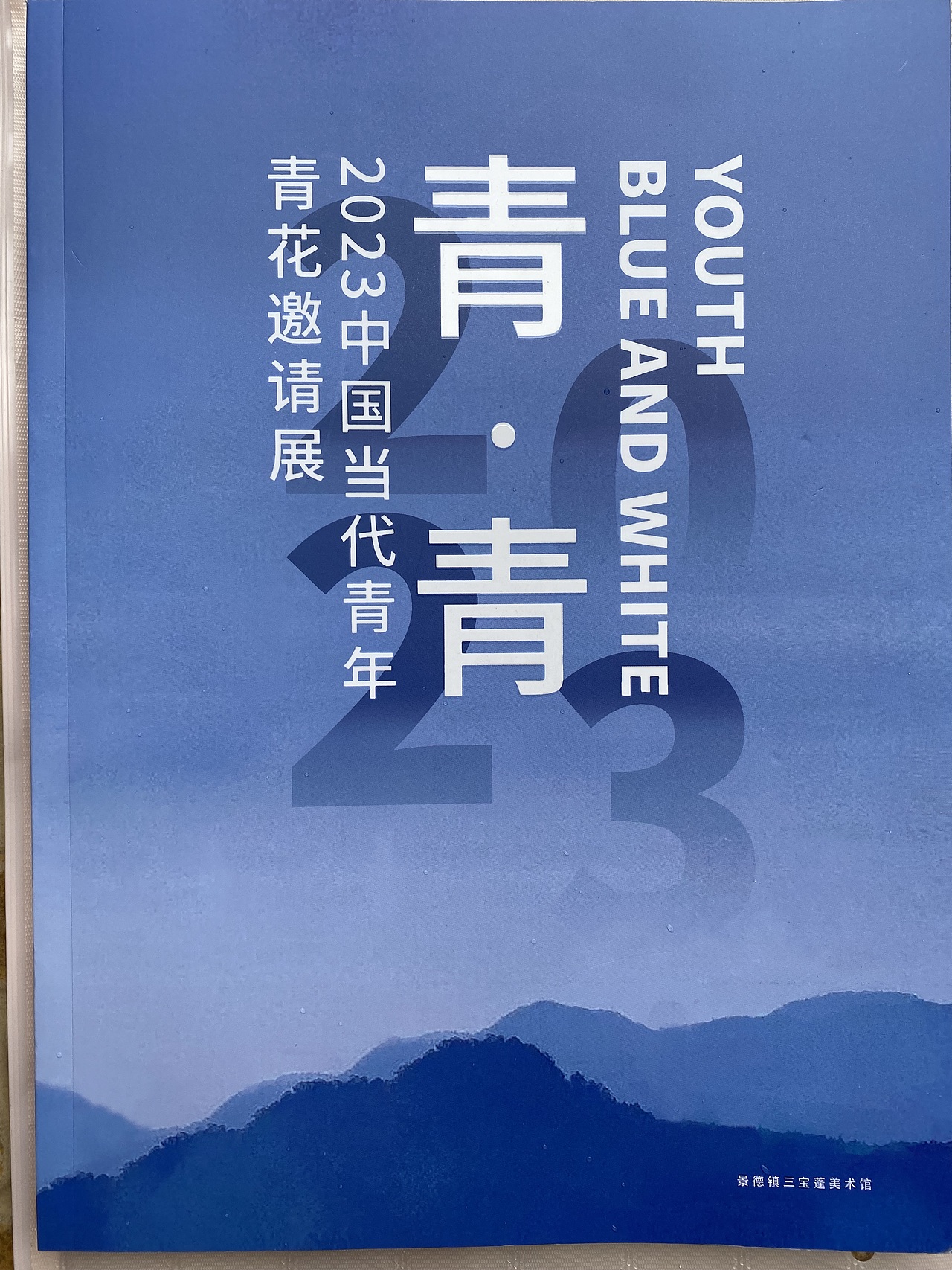 【青.青】中国当代青年青花邀请展在三宝蓬美术馆开幕.刘静.《园中葵海.盛夏花开》青花瓷板画艺术作品入选参赛.
