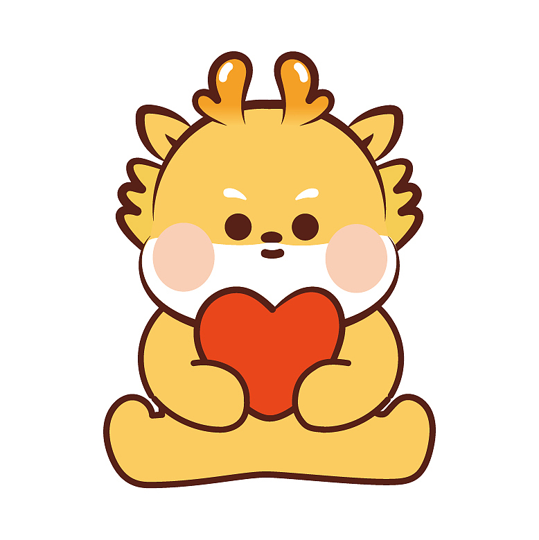 龙卡通图片 小飞龙龙年插画（图ZMzQ4MDI3MjQ0） - 商业插画 - 站酷设计师阿茹生肖IP原创素材 - 站酷ZCOOL