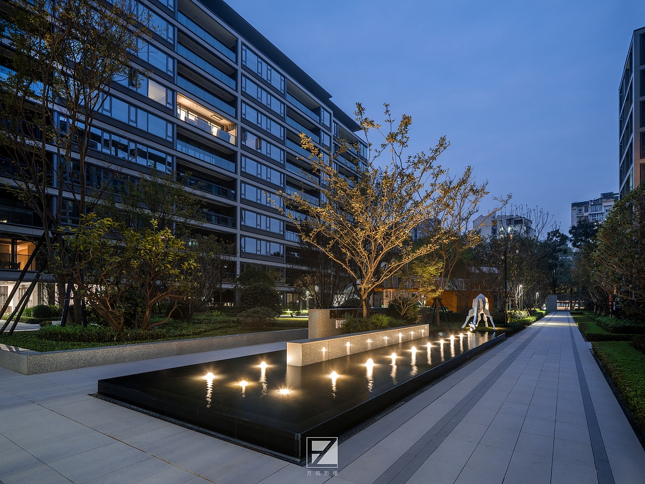 【上海方筑影像】--成都凤起籣庭住宅大区景观（图ZMzI0MTI3Mzg0） - 环境/建筑摄影 - 站酷设计师上海方筑影像原创素材 - 站酷ZCOOL