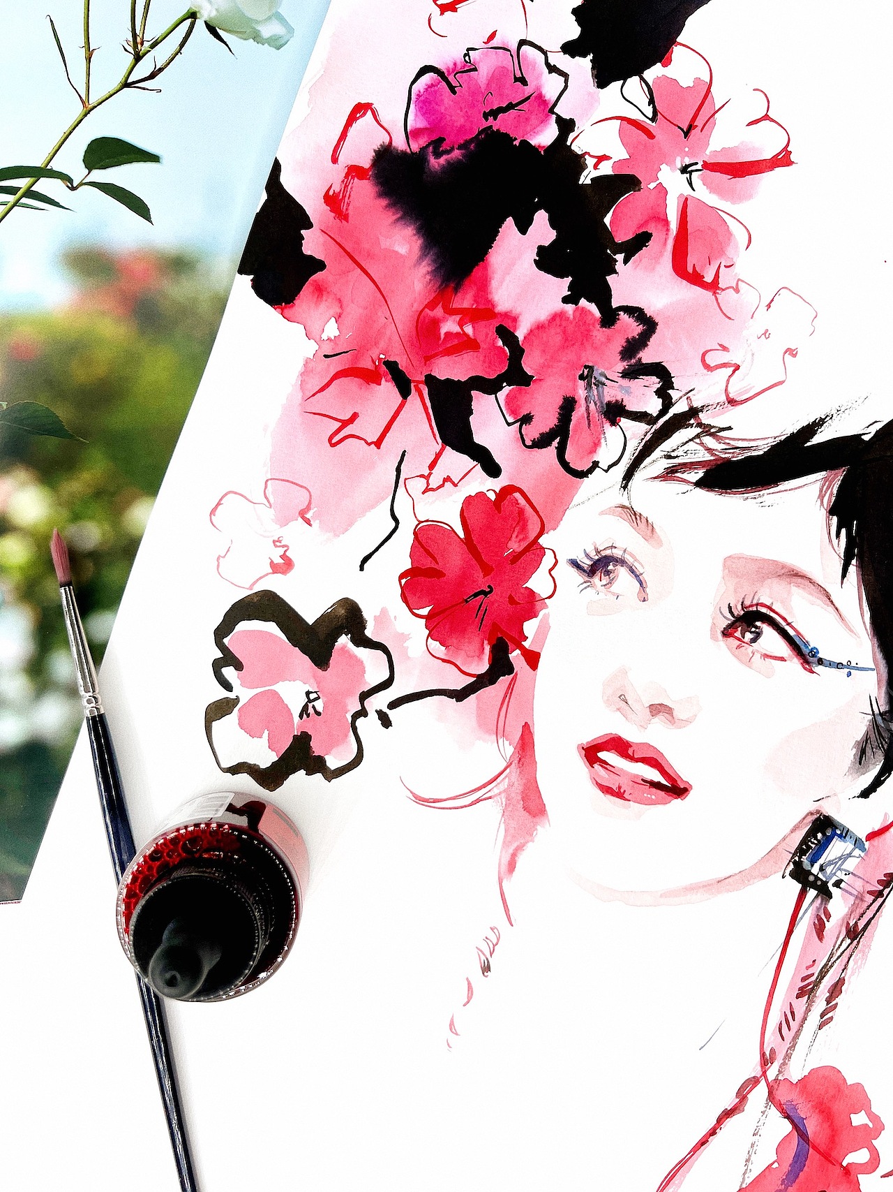生如夏花,乘风盛放。|任桃桃X乘风破浪(图ZMzExMzE1NjAw) - 商业插画 - 站酷设计师任桃桃原创素材 - 站酷ZCOOL