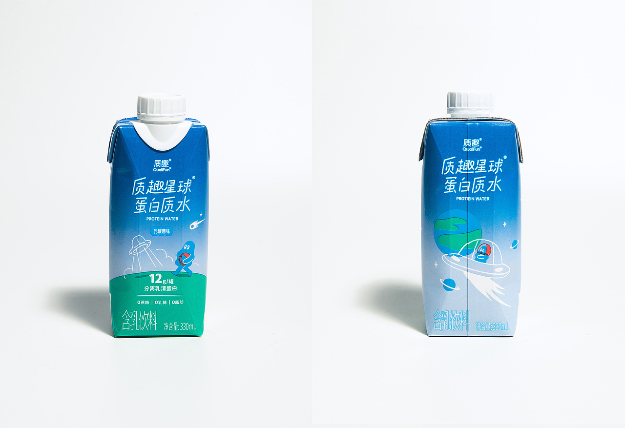 质趣QualiFun蛋白质水|包装与周边设计