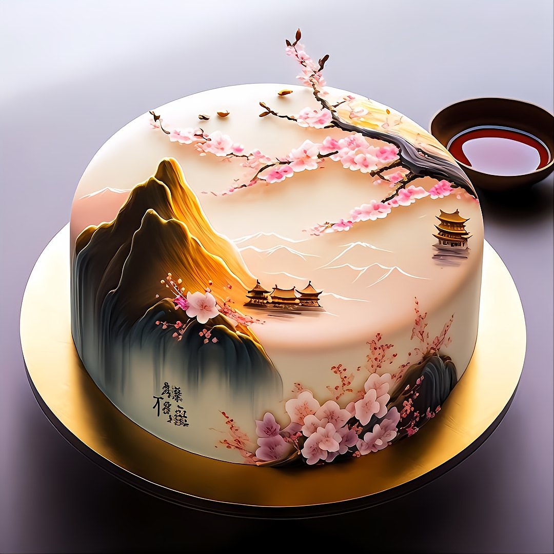 ai绘画蛋糕（图ZMzYyNjA1MTM2） - AI作品 - 站酷设计师墨央666原创素材 - 站酷ZCOOL
