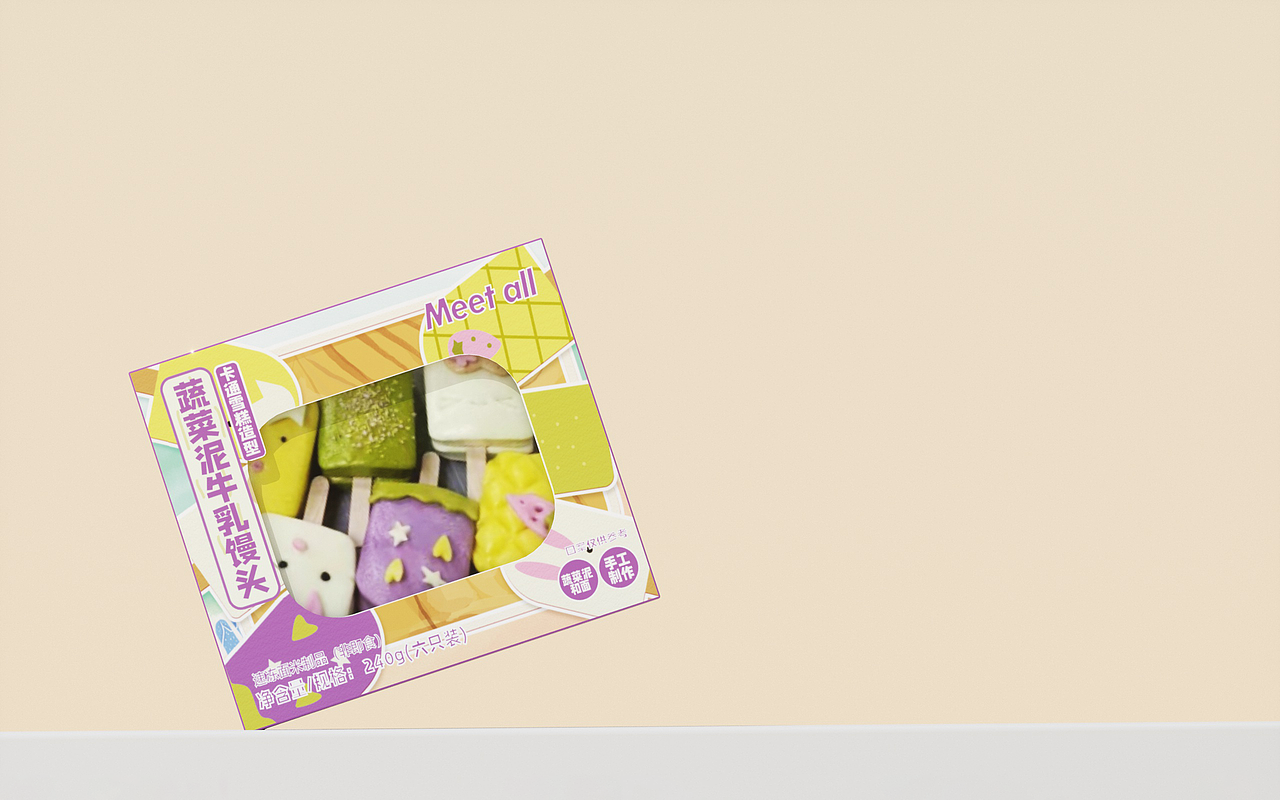 COION丨可爱造型馒头包装设计