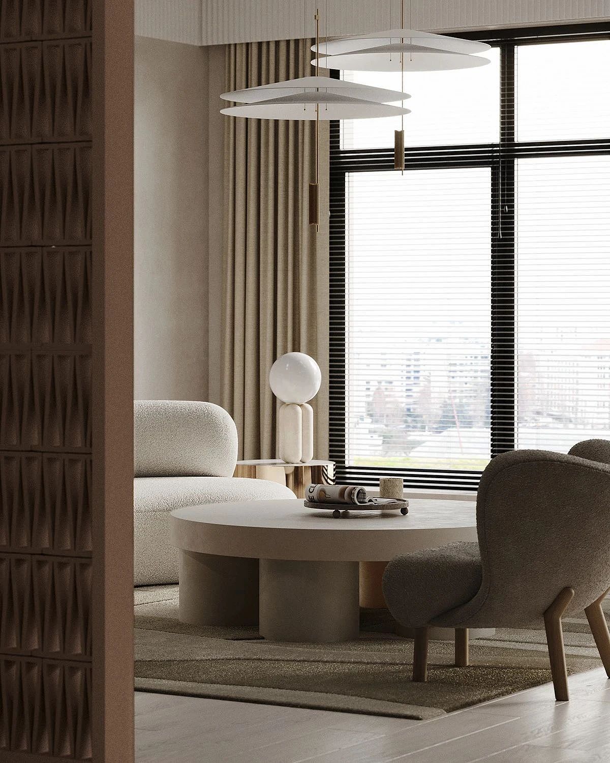 家装案例赏析——不完美主义-现代侘寂风