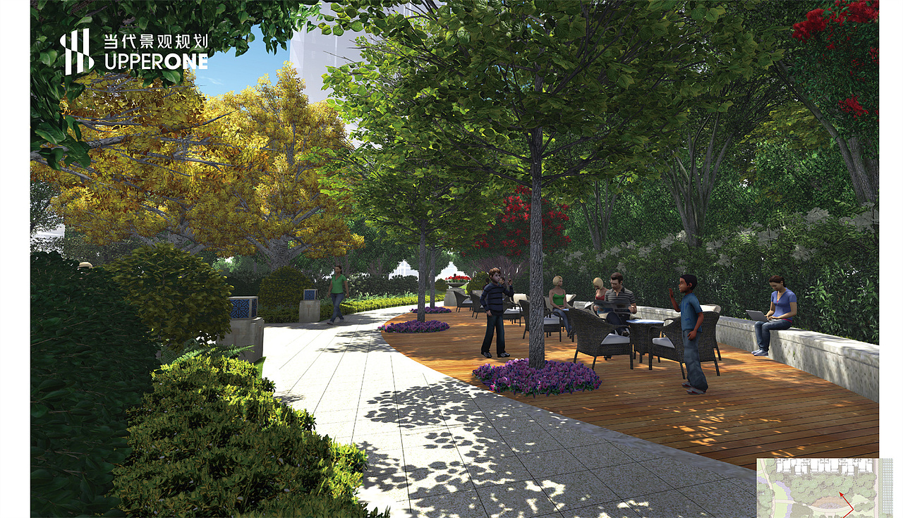 郑州正商书香华府景观深化效果图