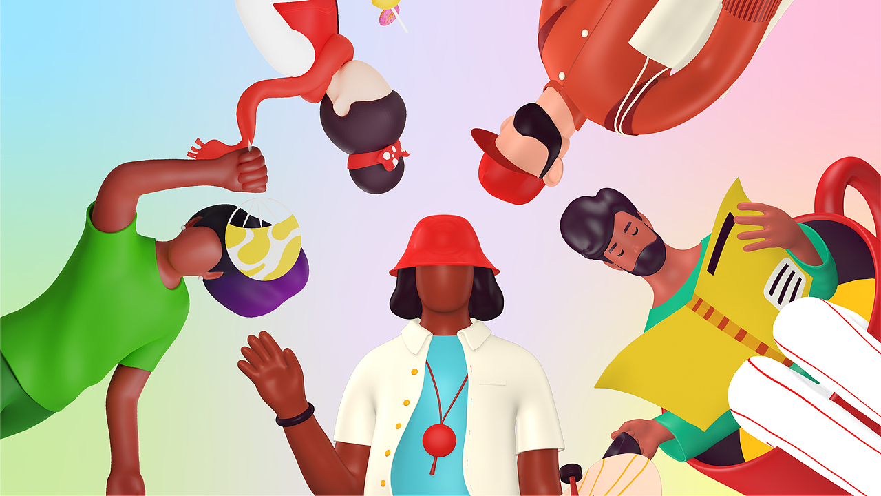 三生万物3D形象