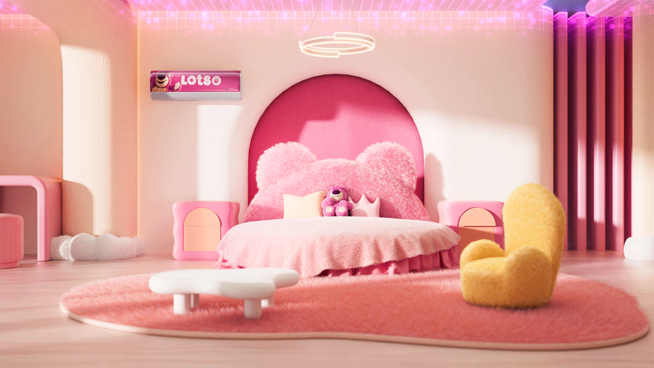 「草莓熊 & 美的空调」梦幻联动！（图ZMzQxOTcwMTE2） - 宣传片 - 站酷设计师象素工场原创素材 - 站酷ZCOOL