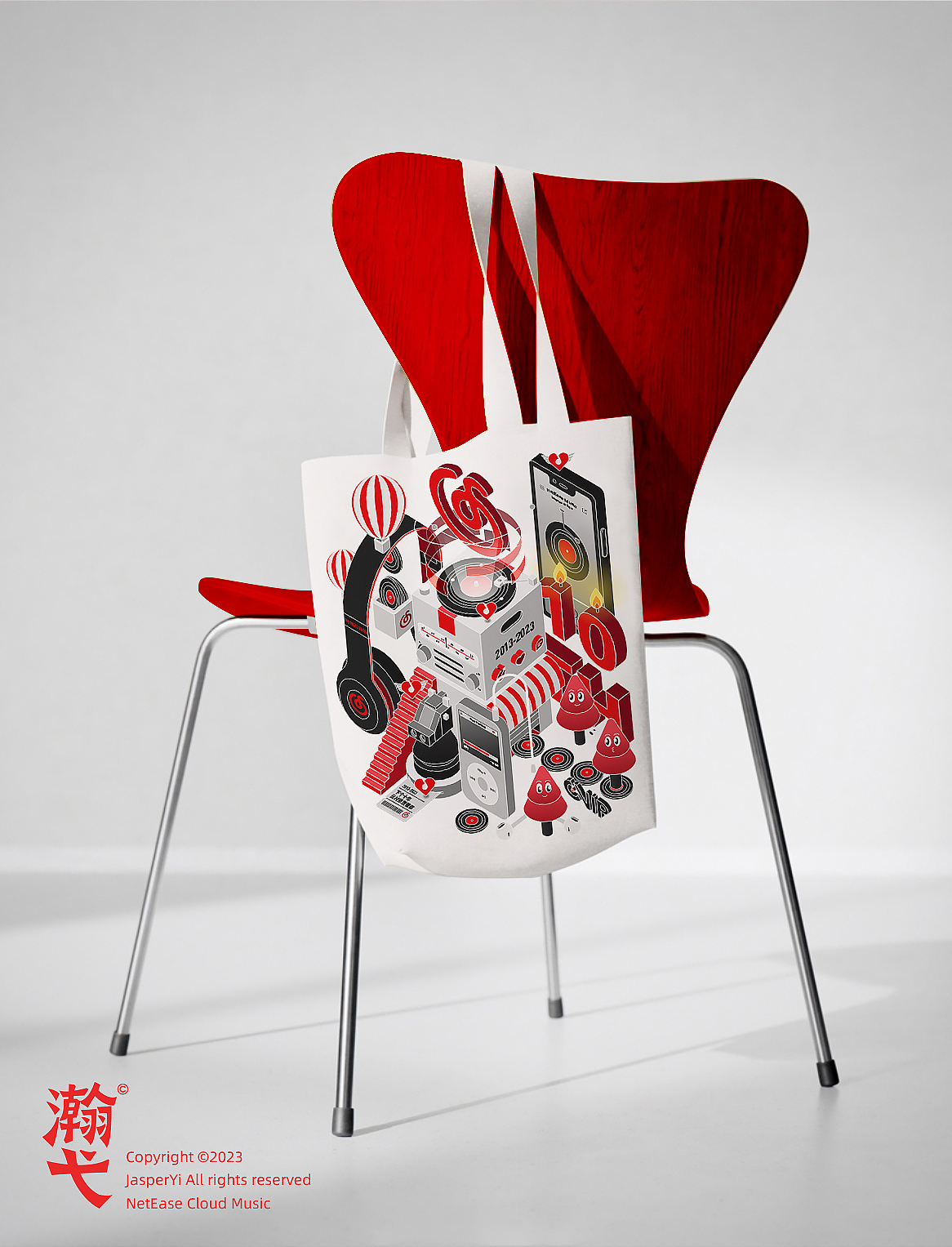 网易云音乐-云村10周年插画（图ZMzUxMDAxMzky） - 艺术插画 - 站酷设计师贾斯帕11原创素材 - 站酷ZCOOL