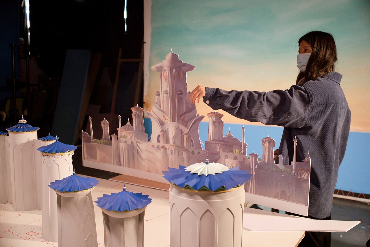 久石让作曲!王者荣耀桑启《光之奇旅》剪纸定格动画!