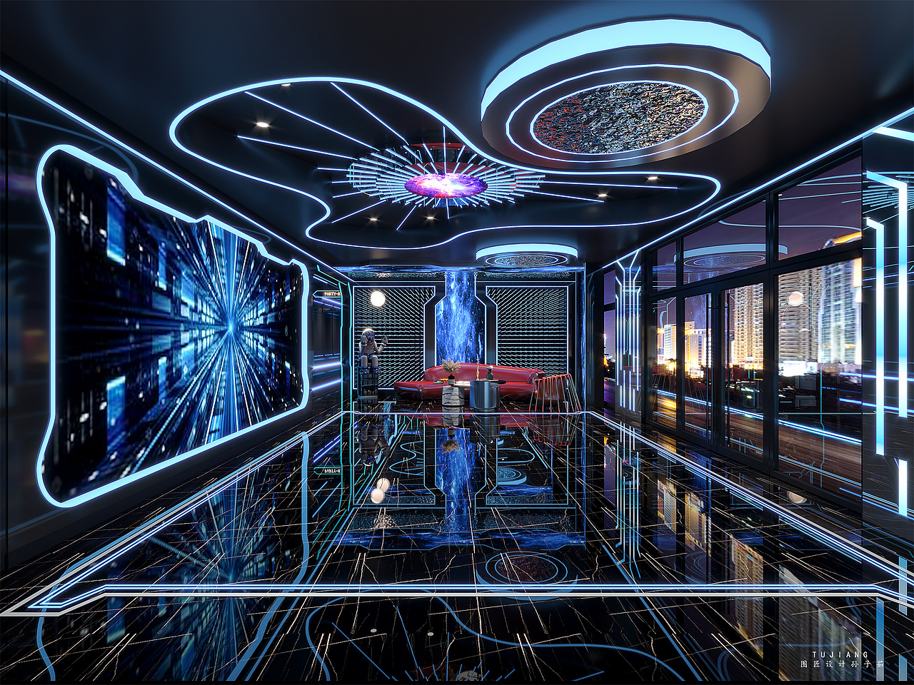 潮玩酒吧这么设计很吸睛!新潮与时尚的碰撞很有氛围!