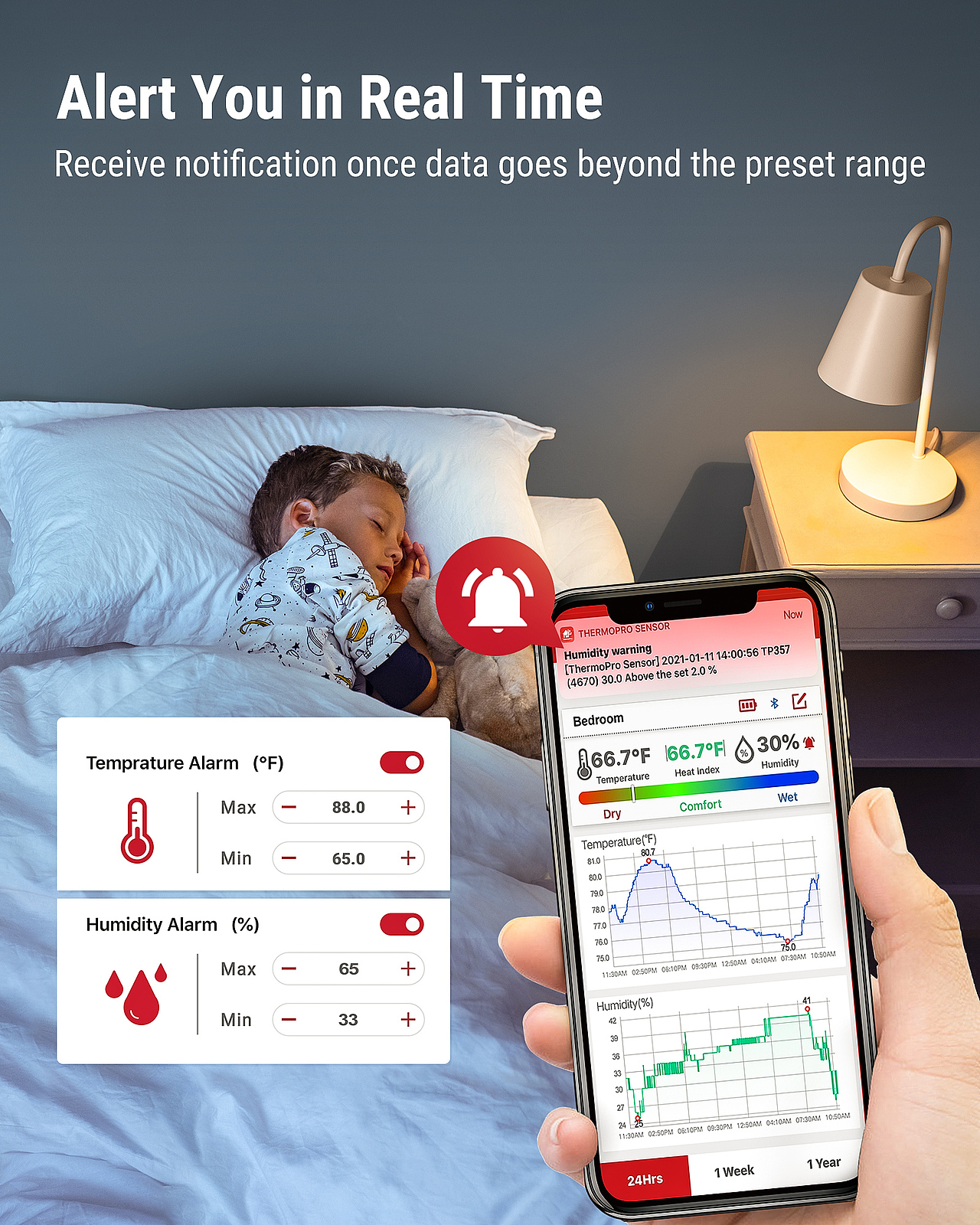 蓝牙温度计湿度计