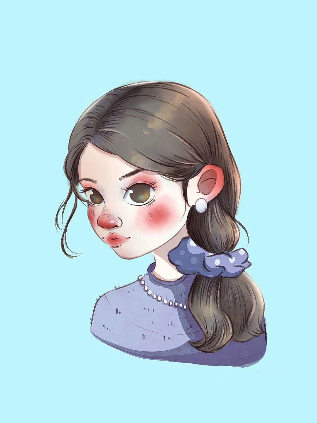 人物头像卡通画-可爱儿童头像画（图ZMjk4MjU0ODEy） - 艺术插画 - 站酷设计师吃葡萄说榴莲原创素材 - 站酷ZCOOL