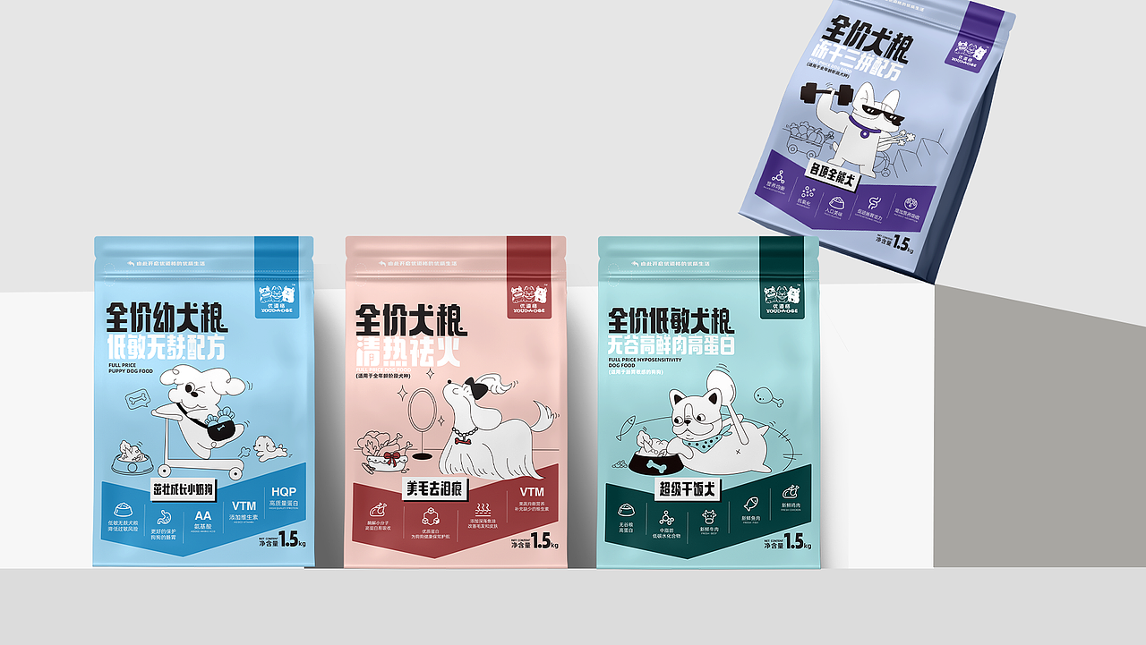 优道格|狗粮宠物食品|包装全案设计（图ZMzcwOTA0NjIw） - 包装 - 站酷设计师姗姗姗姗姗原创素材 - 站酷ZCOOL