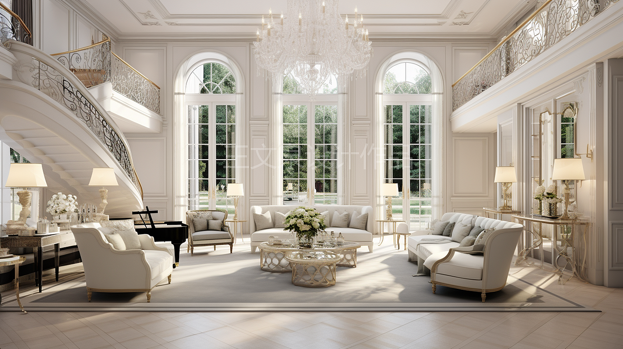 法式别墅设计 王文泉设计工作室