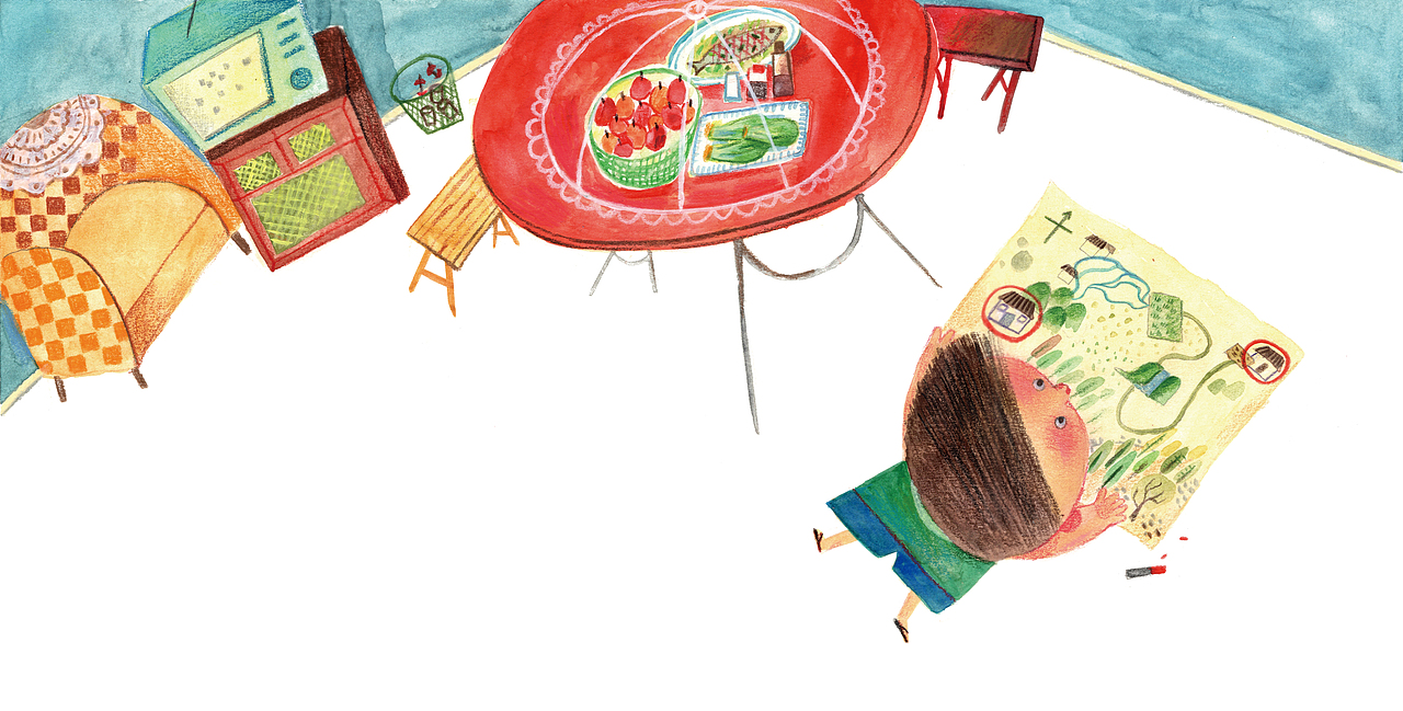 一些《仔仔想外婆》绘本内页分享（图ZMzQ2NTIzOTA0） - 儿童插画 - 站酷设计师贰叁叁233原创素材 - 站酷ZCOOL