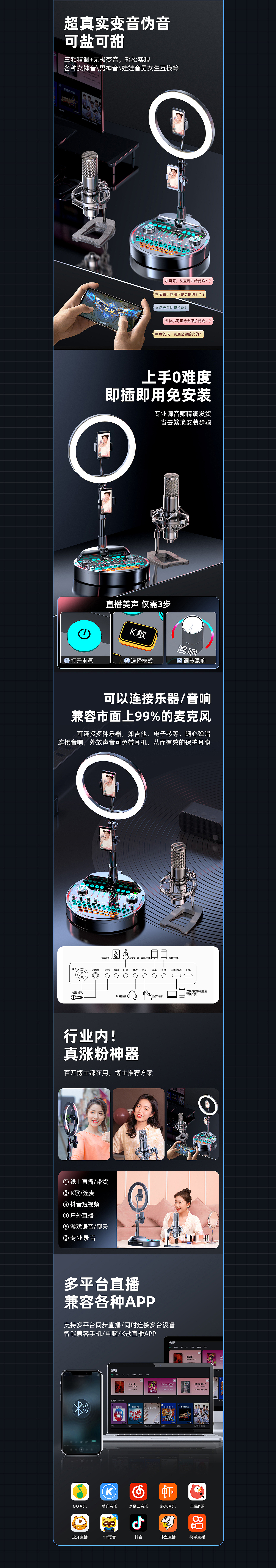 直播设备详情页*2（图ZMzQ4OTI3NTc2） - 电商 - 站酷设计师One_壹贰原创素材 - 站酷ZCOOL