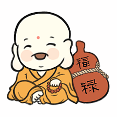【表情包系列】可爱小和尚表情包（图ZMzI3NDQ2ODMy） - 海报 - 站酷设计师菠萝酱吖原创素材 - 站酷ZCOOL