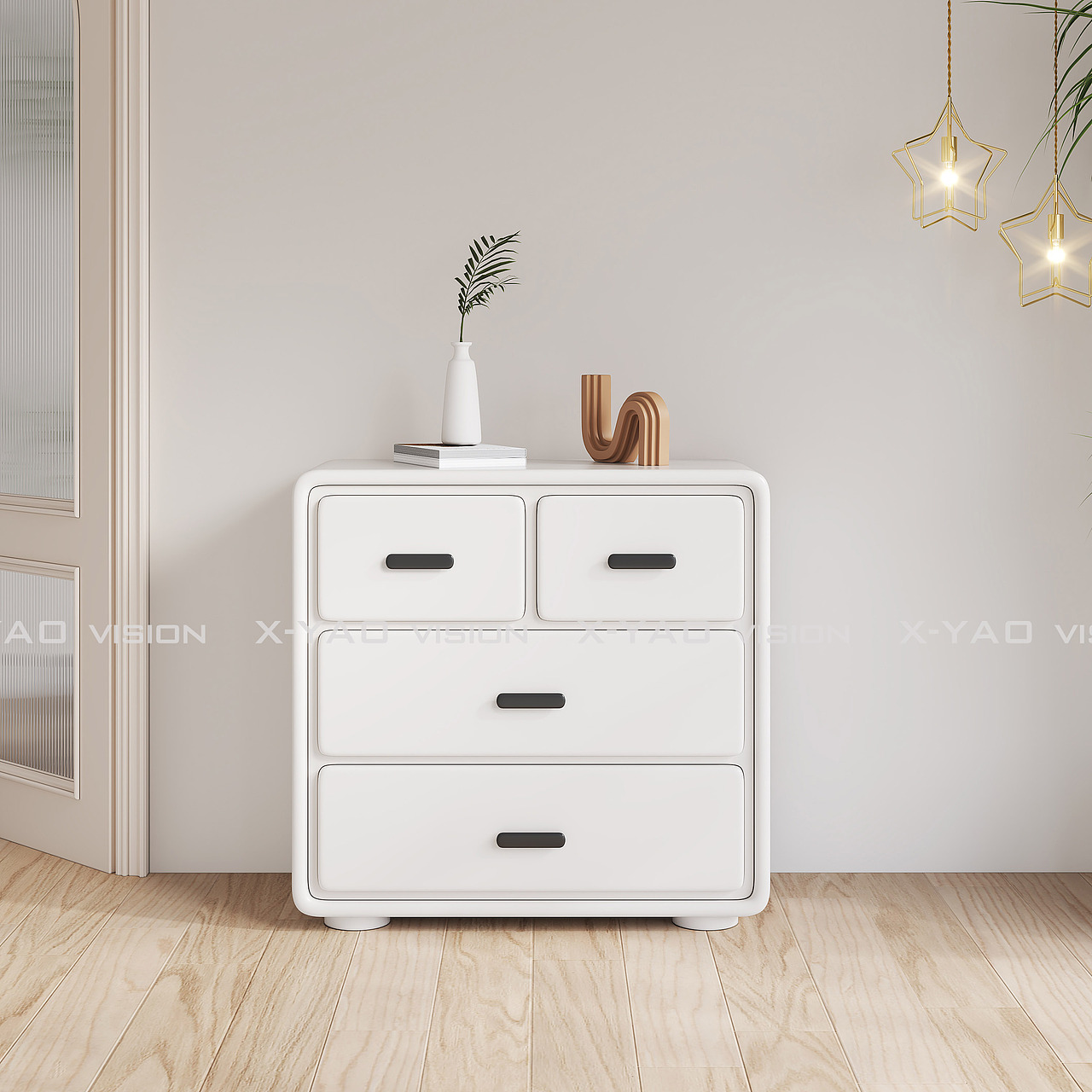 渲染效果图【床头柜、妆台、保险柜】