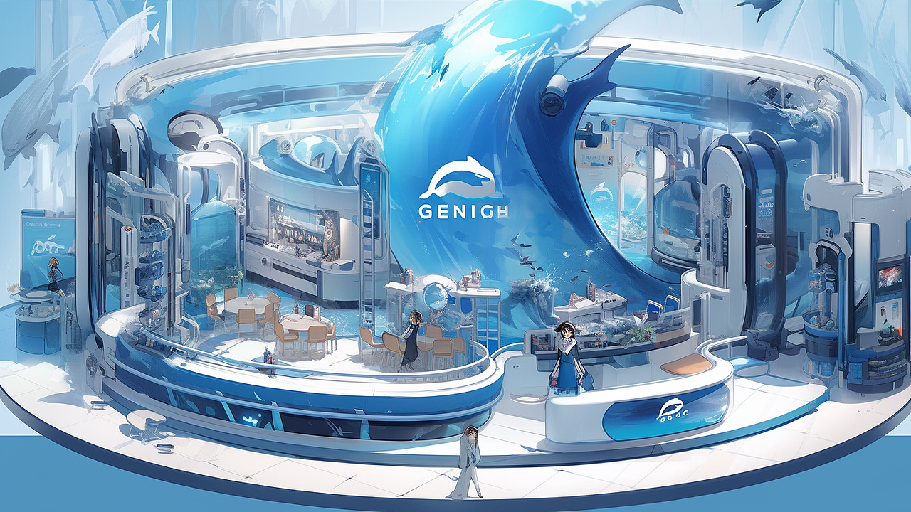 MID蓝色氛围海洋主题快闪店概念设计（图ZMzU5MTQ0NDg0） - 场景 - 站酷设计师宇宙群星原创素材 - 站酷ZCOOL