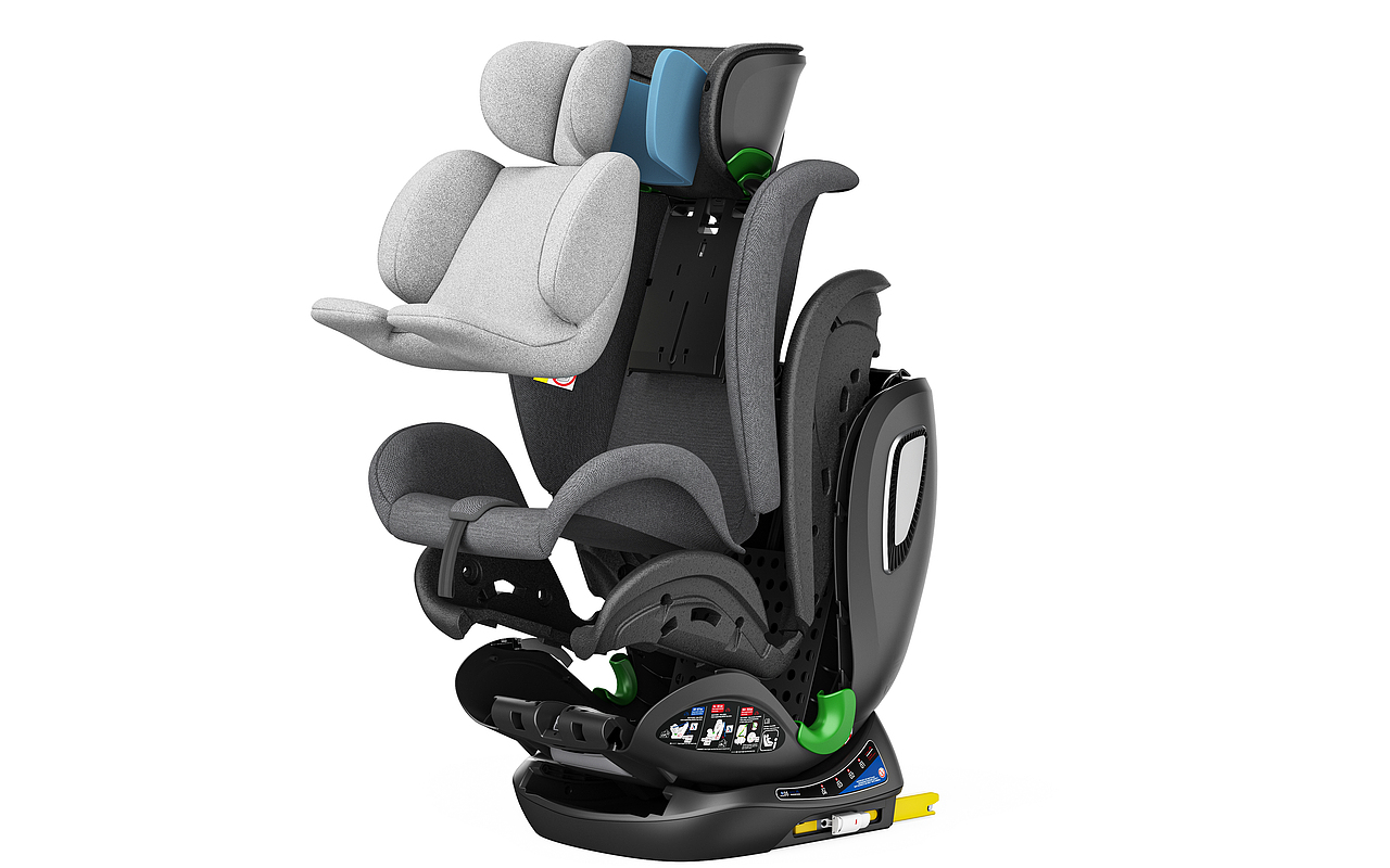 儿童安全座椅产品渲染