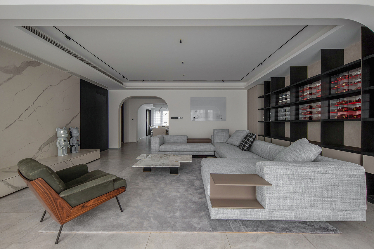 锦霖设计 | 220㎡理想主义与平衡主义之家