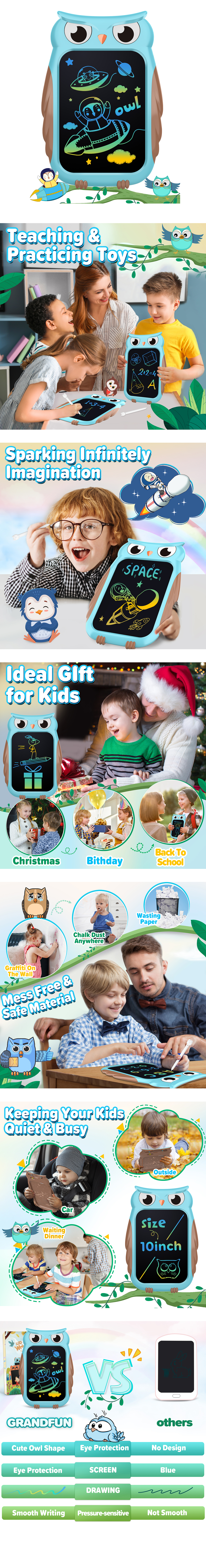 单品-亚马逊 猫头鹰手写板 主图 A+