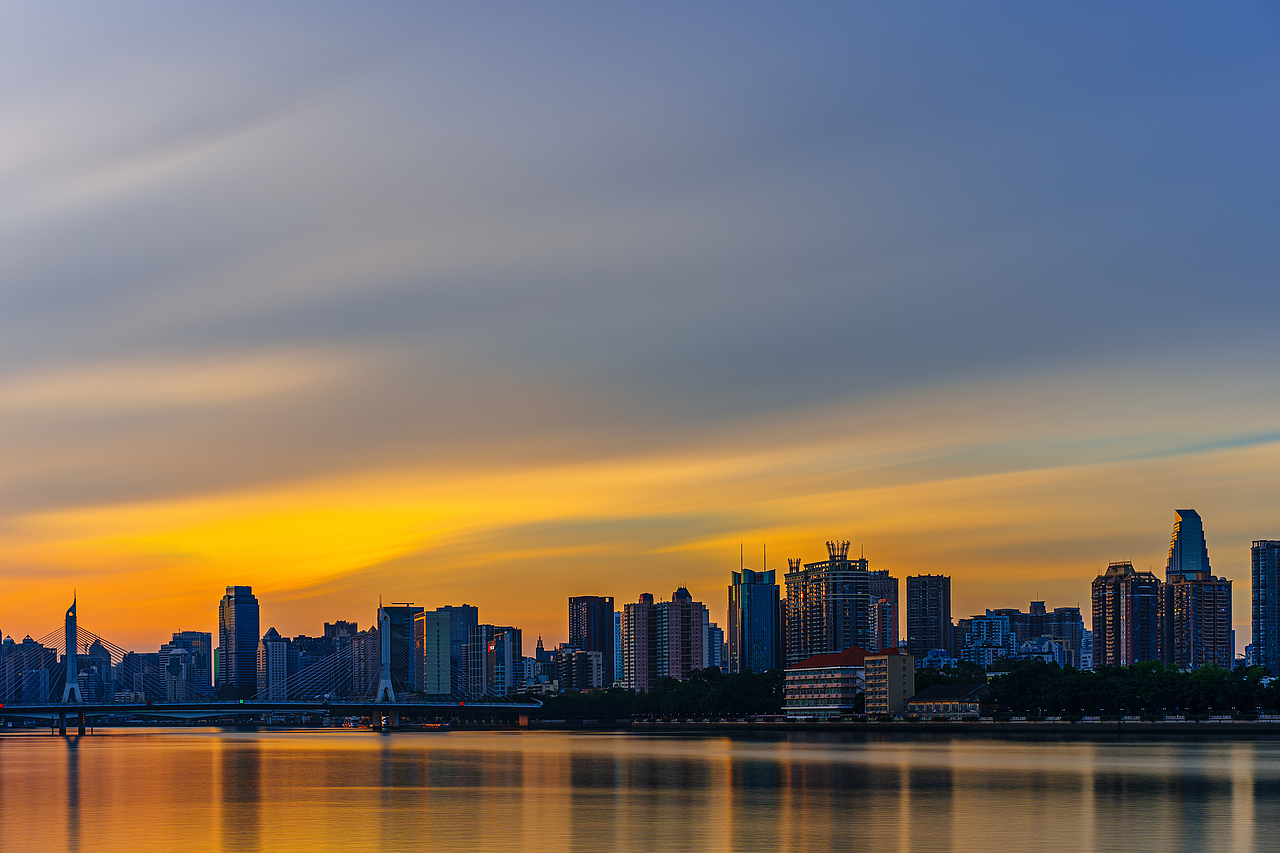 广州的日出、日落、夕阳、晚霞、云彩 【4k延时】