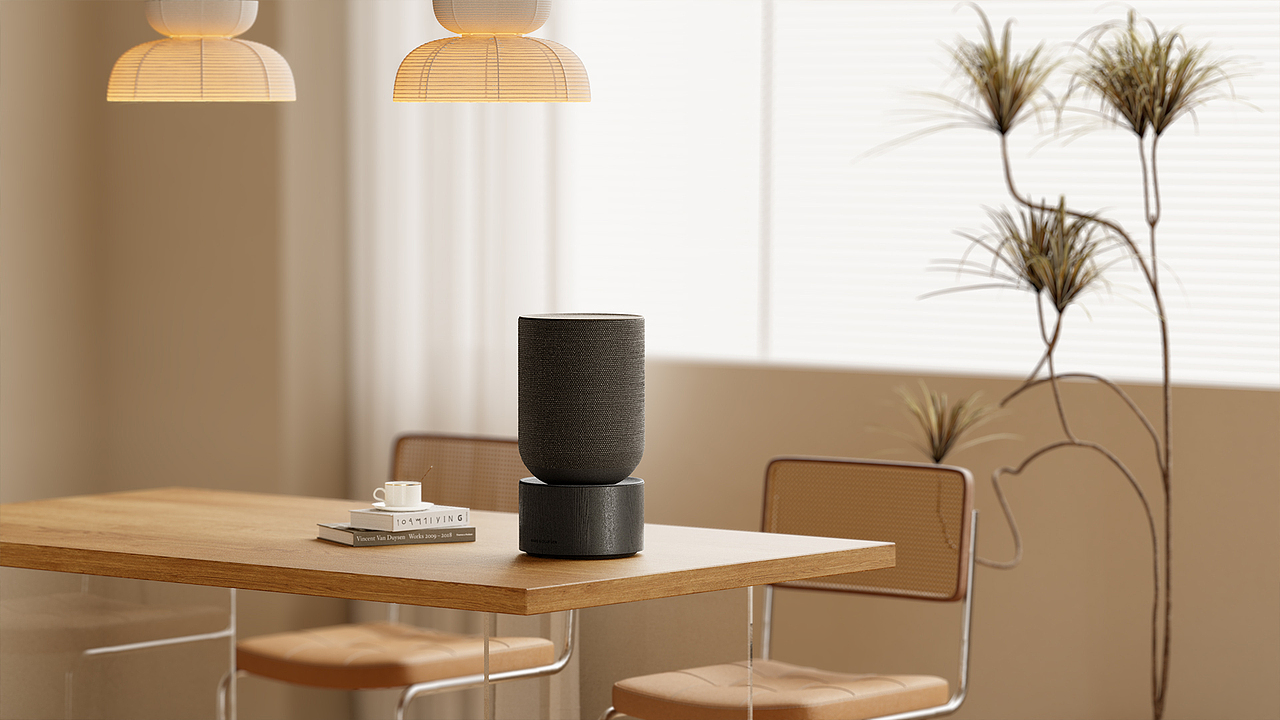 B&O Balance 蓝牙音箱家居场景渲染