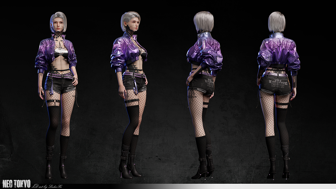 Akiko "Blade" Nakamura（图ZMzU0MTEyNTY0） - 人物/生物 - 站酷设计师徐林海原创素材 - 站酷ZCOOL