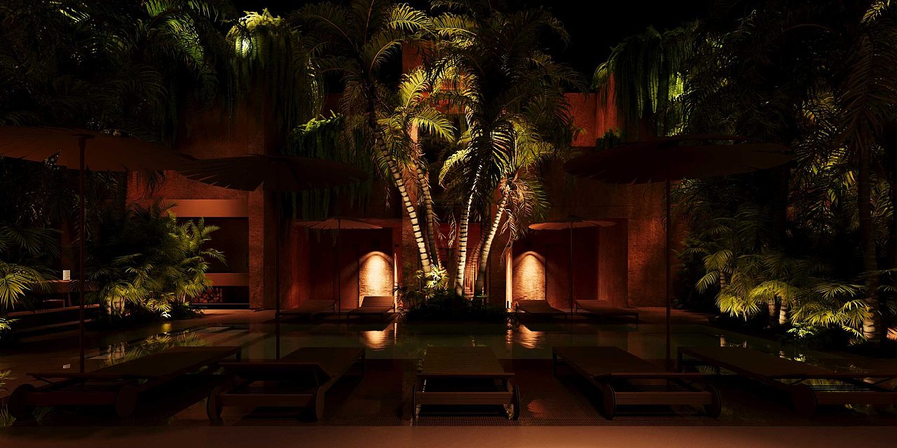 藏身在雨林的餐廳