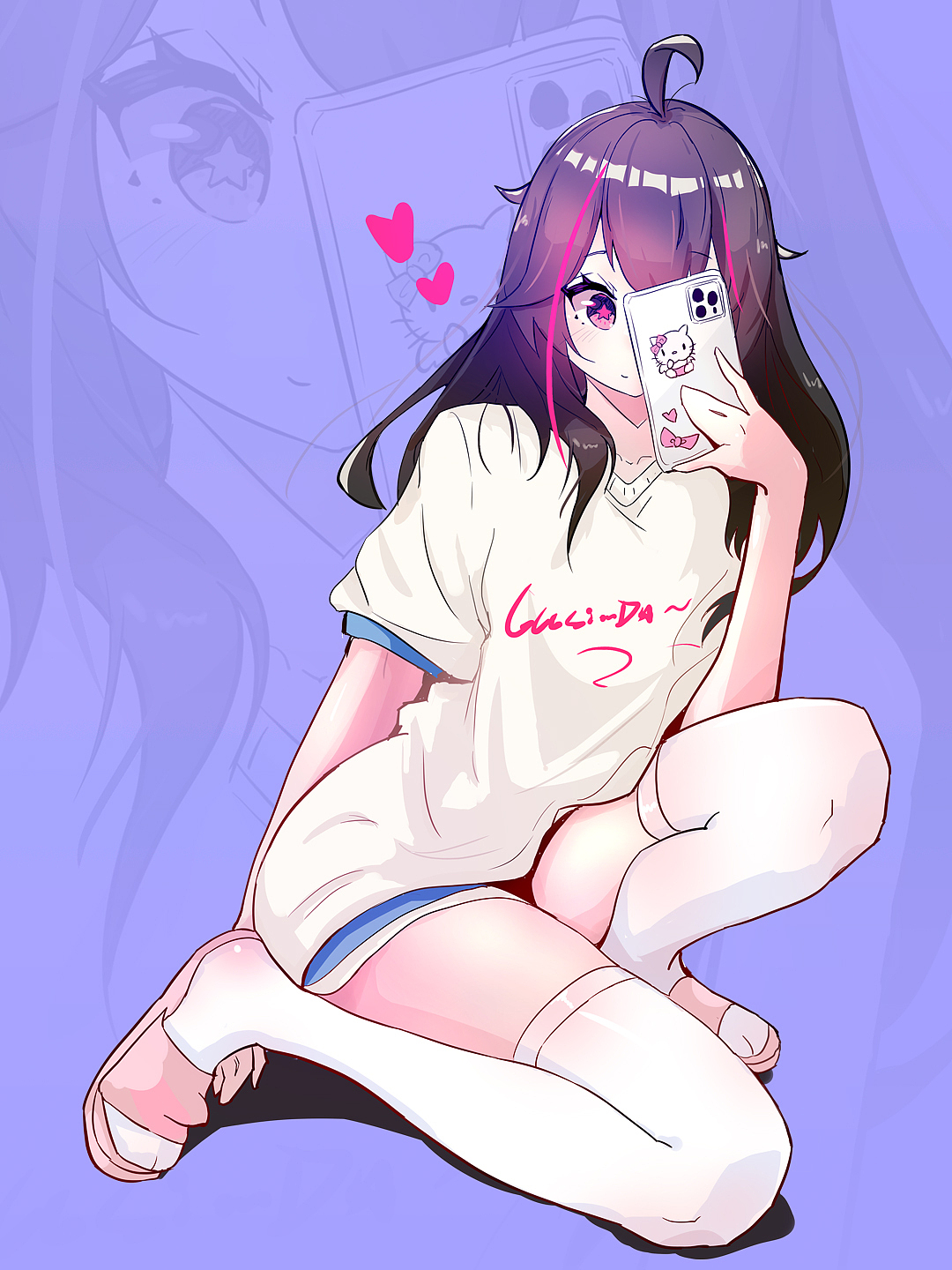 小可可熊崽小姐姐绘画过程