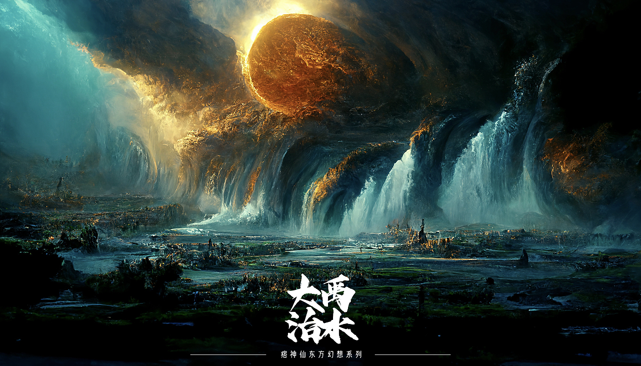 《山海经 海内经》大禹治水场景设计