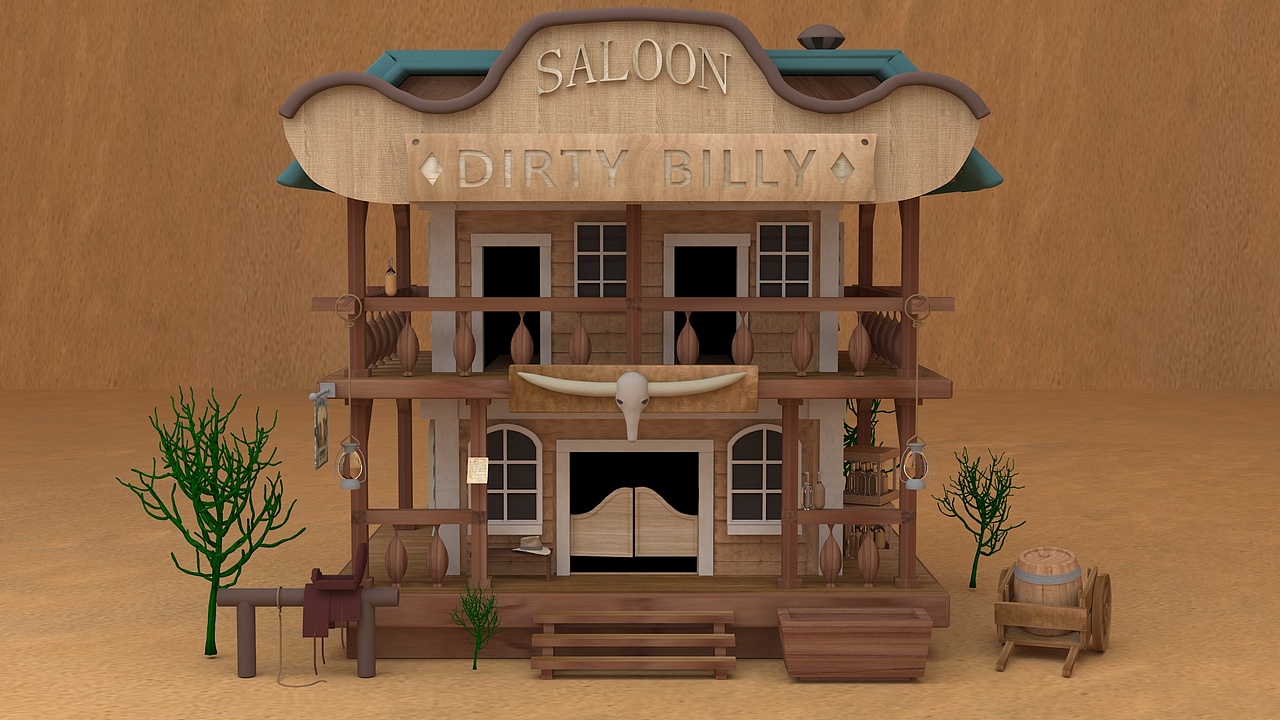 沙漠小屋（图ZMjk2NDg0NjYw） - 建筑/空间 - 站酷设计师小结巴panda原创素材 - 站酷ZCOOL