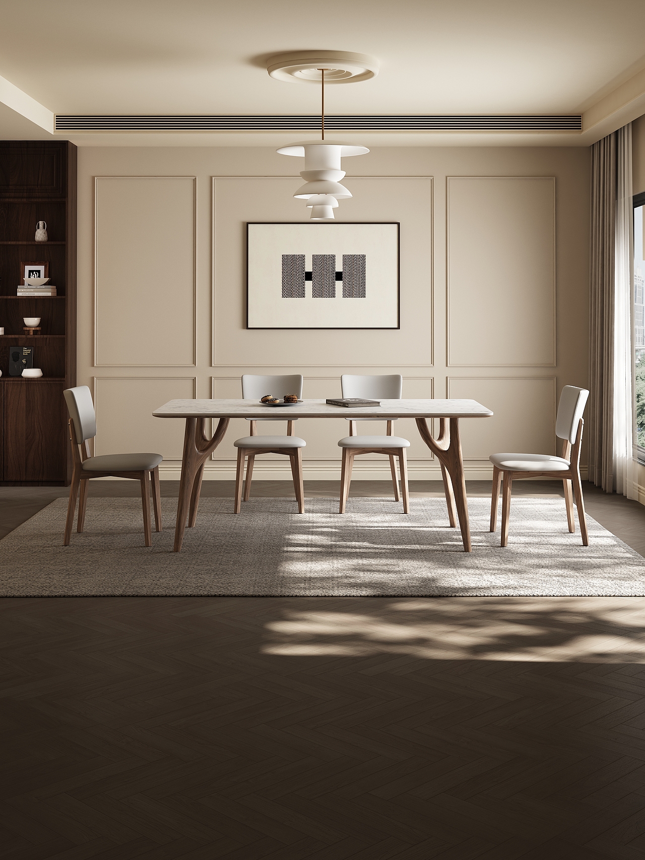 设计日常/ 一款极简餐桌建模+渲染