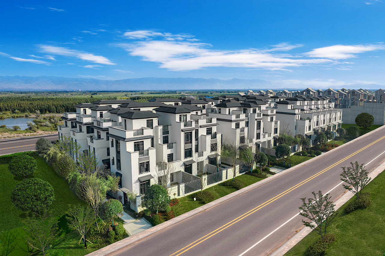 汉华原上|样板间园林拍摄