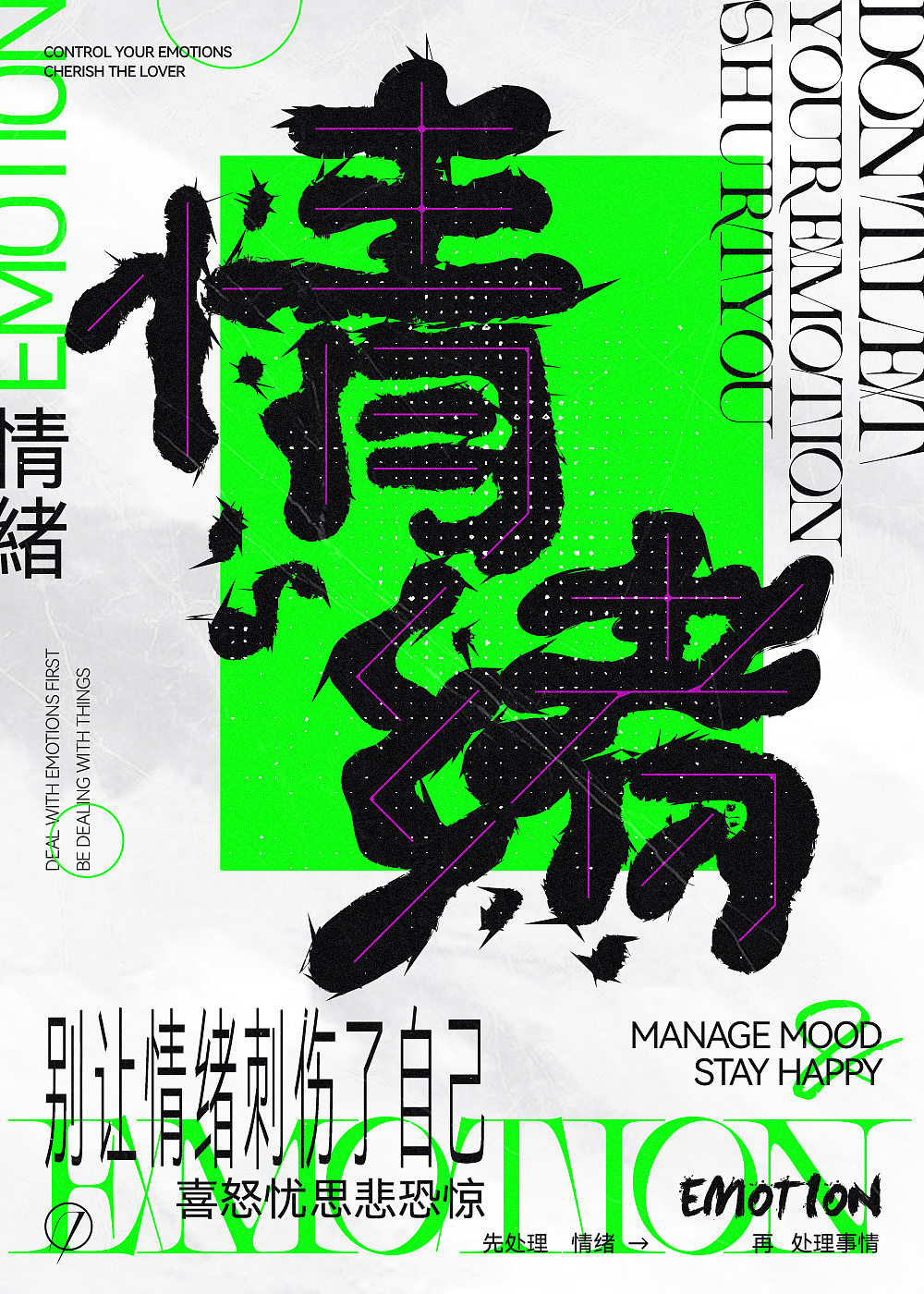 情绪——先处理情绪,再处理事情。