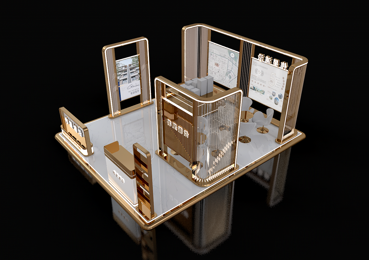 展位设计20230409设计存档（图ZMzM3MDEyNDc2） - 景观设计 - 站酷设计师千花之树原创素材 - 站酷ZCOOL