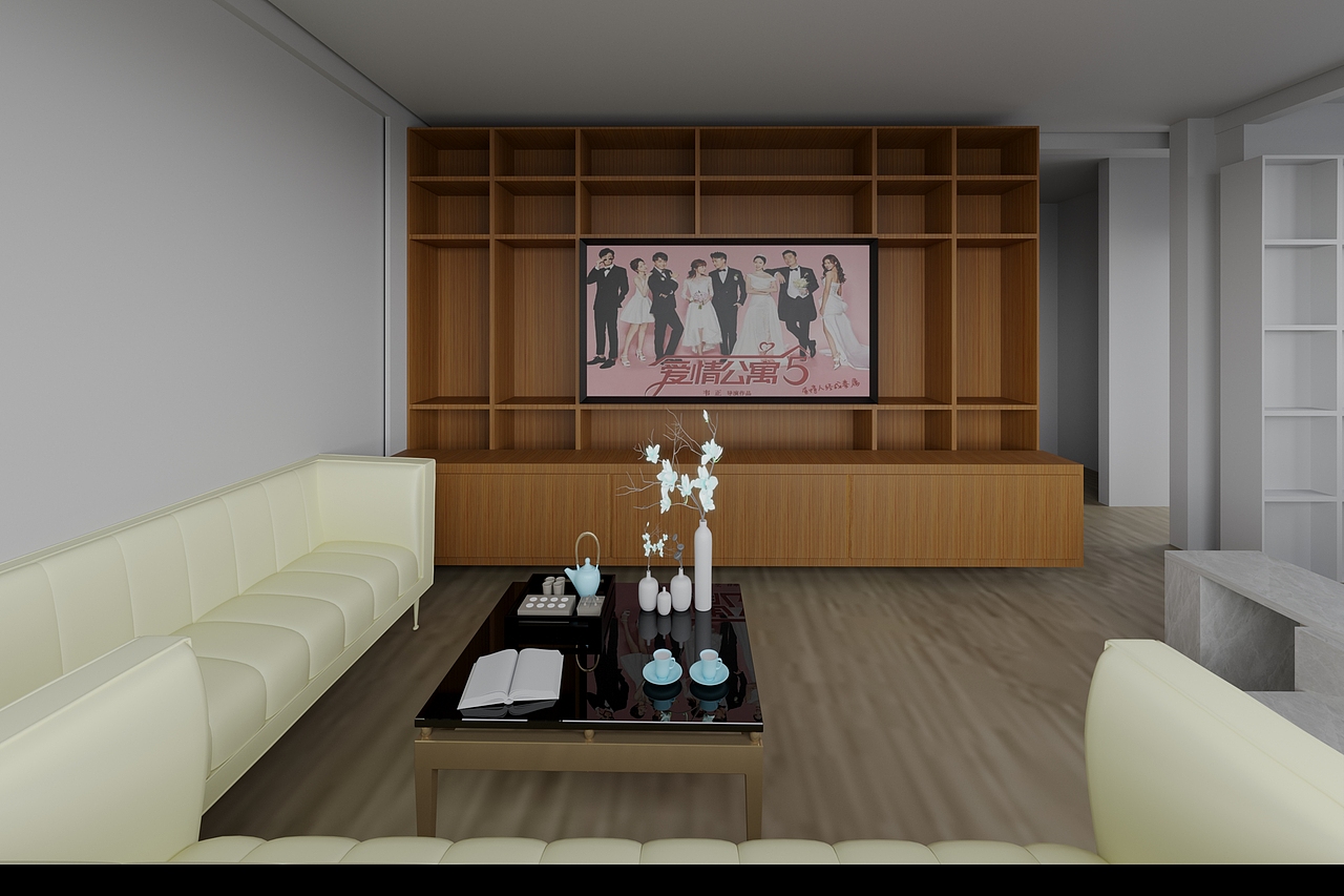 室内效果图表现对比