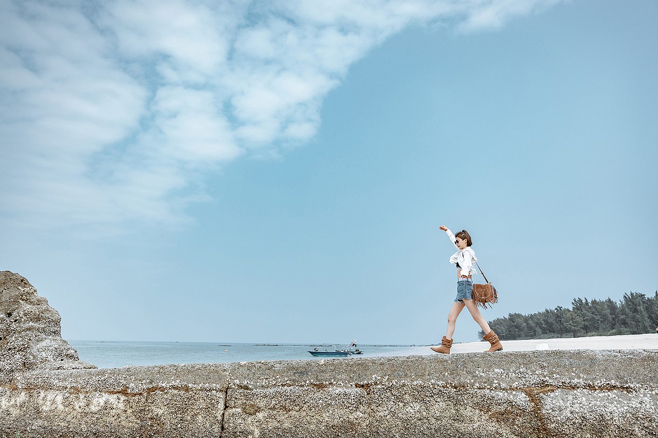 涠洲岛仙人掌相框