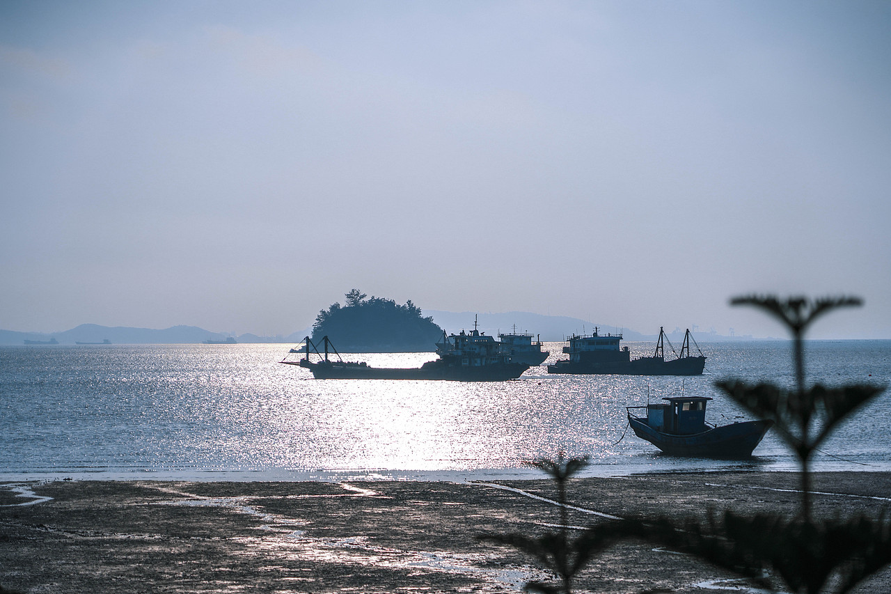 湄岛海上渡船晚霞风光（图ZMzE3OTUzNTQw） - 风光摄影 - 站酷设计师莲蓬蛙蛙原创素材 - 站酷ZCOOL