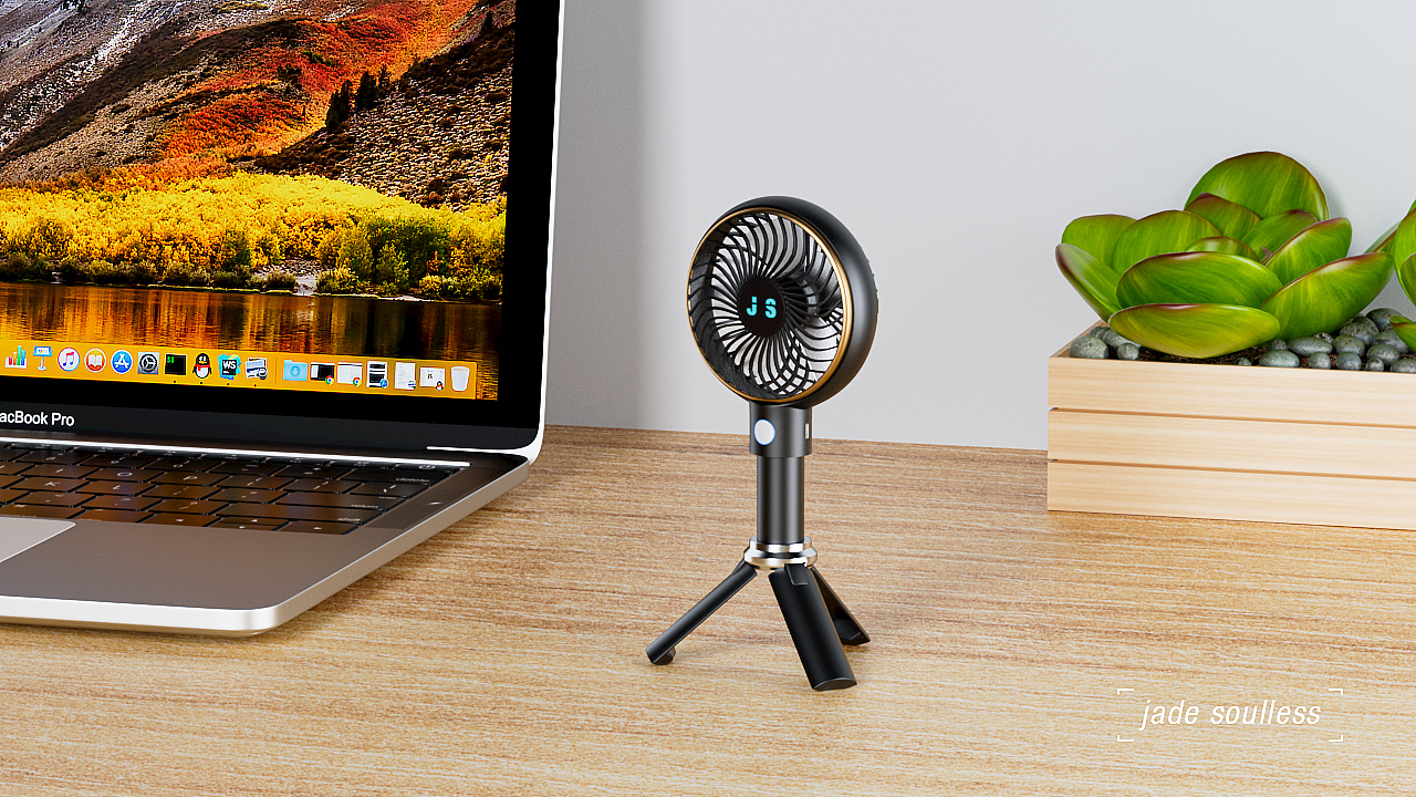 写实电子产品   小家电 台式风扇 U盘