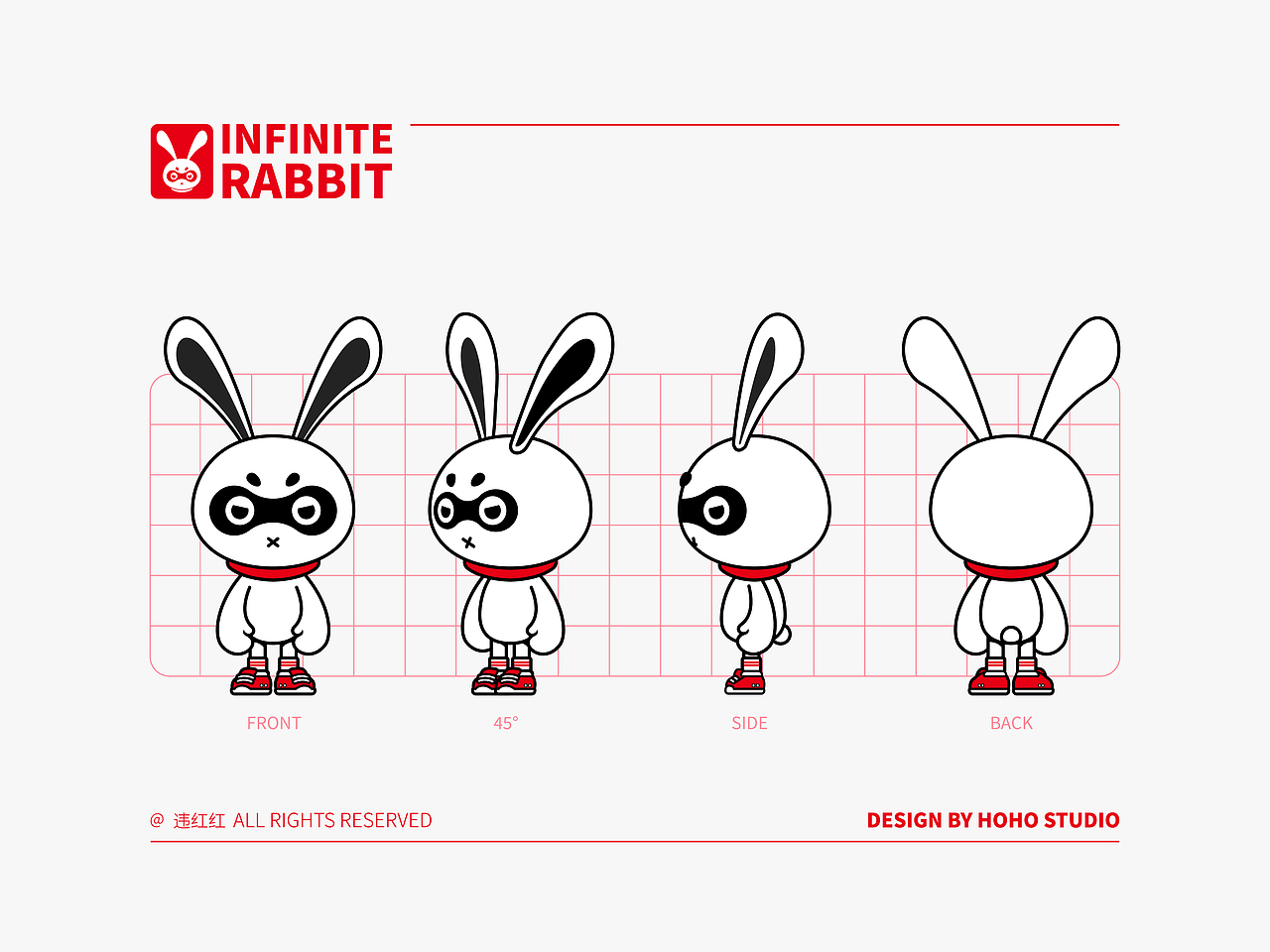 潮牌无穷兔IP品牌设计 x 违红红（图ZMzQyNzY4MTMy） - IP形象 - 站酷设计师桃记工作室原创素材 - 站酷ZCOOL